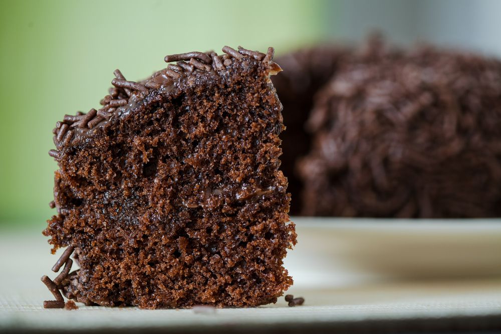 bolo de chocolate fofinho