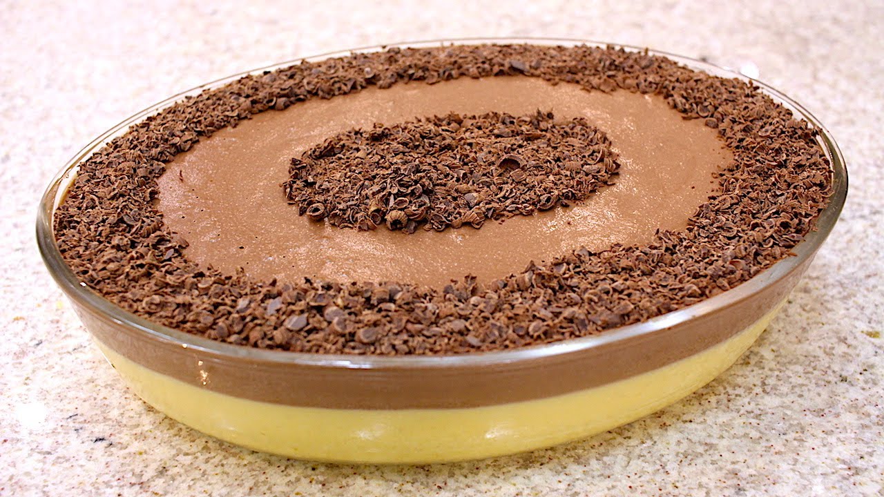 Torta Mousse de Maracujá com Chocolate Toda Feita no Liquidificador