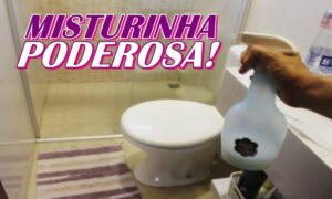 Misturinha Poderosa que Deixa o Banheiro Limpo e Cheiroso o Dia Todo